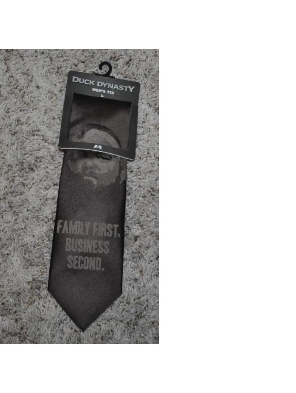 Mens Necktie Lot of 3 Duck Dynasty Variety Ties A&E Black & Brown Lined Funny